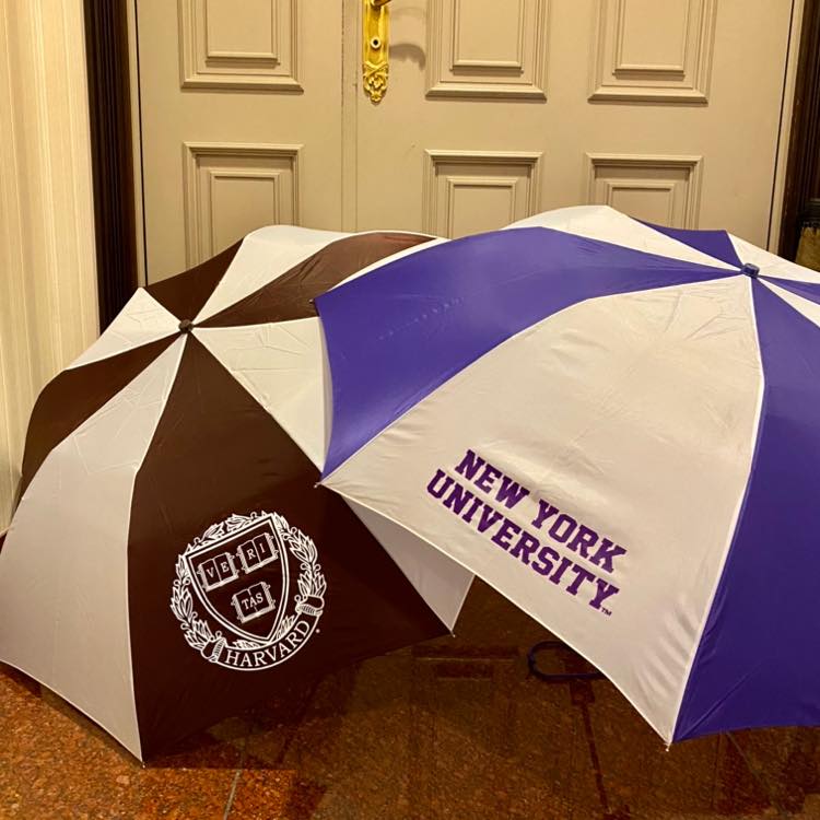 寺本美樹さんが旅先の大学コープで購入した傘