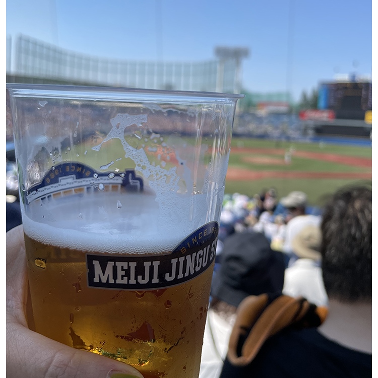 野球観戦しながら飲むビール