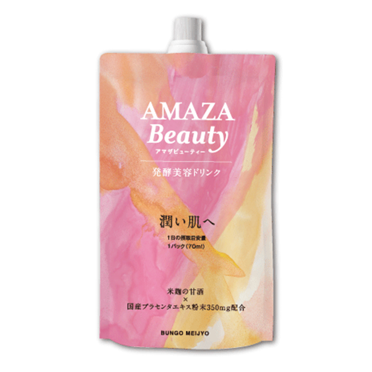 「美肌成分プラセンタ×米麹の甘酒」の美容ドリンクAMAZA Beauty