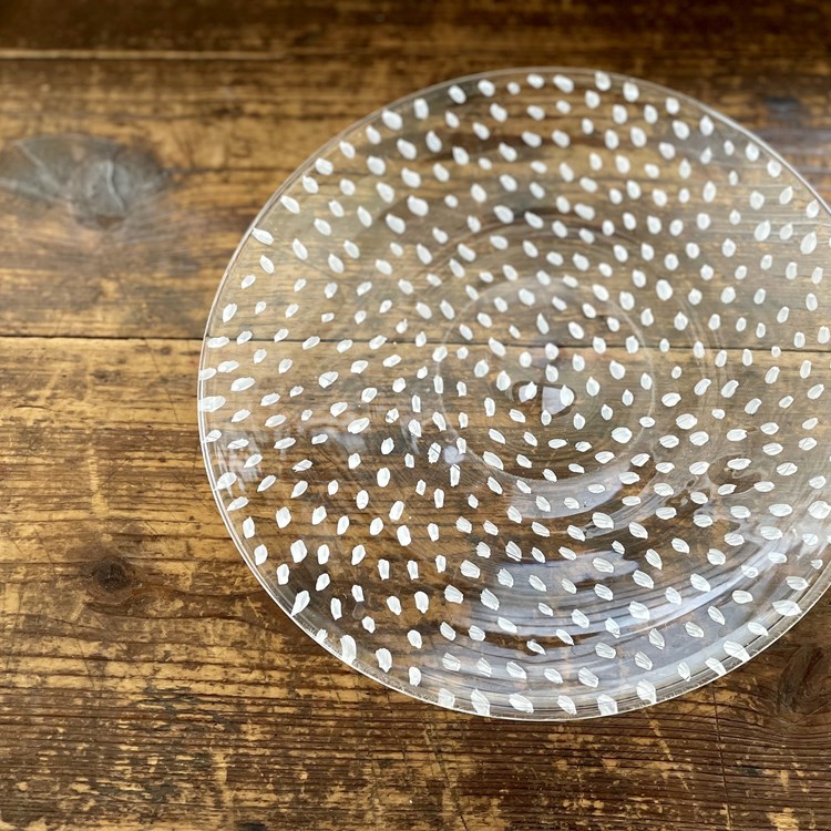 後藤由紀子さんのガラス皿