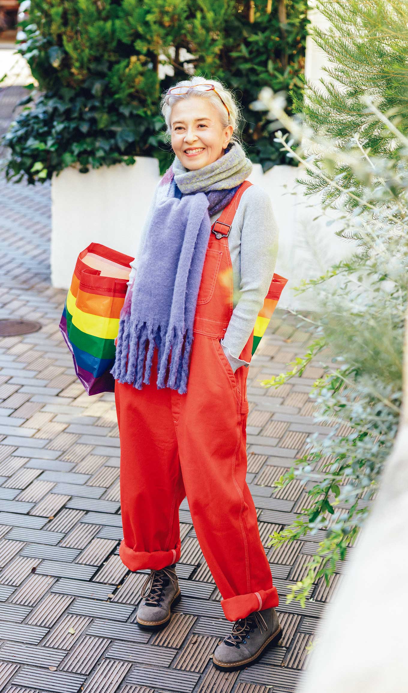 結城アンナさんの平日コーディネート