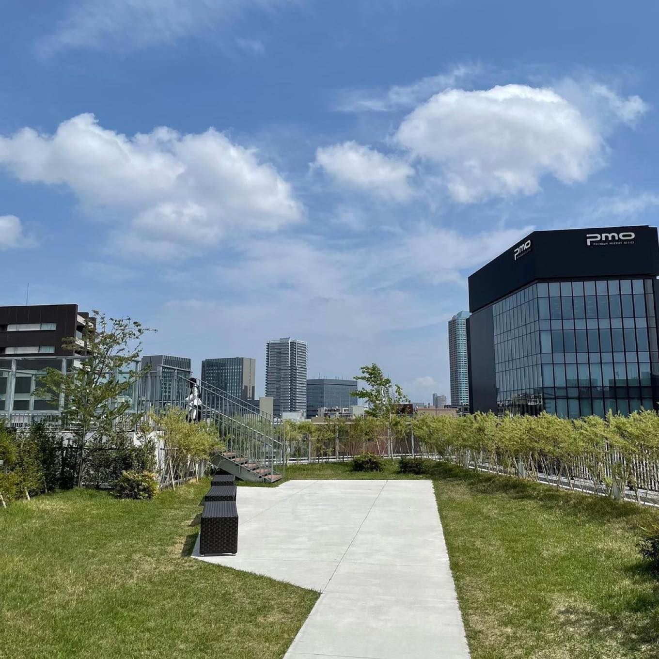 図書館『本の森ちゅうおう』の屋上