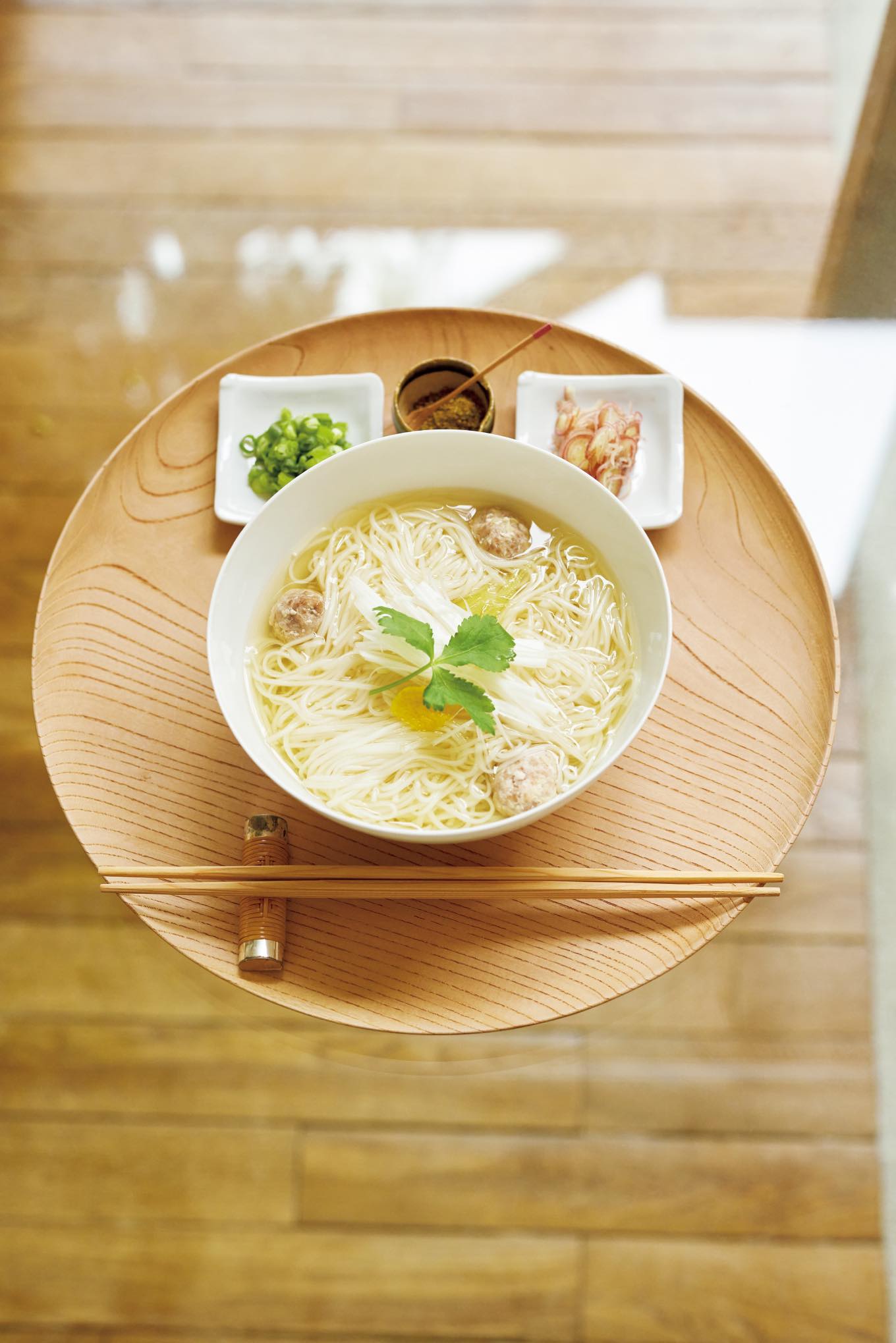 鶏団子入り麩めん