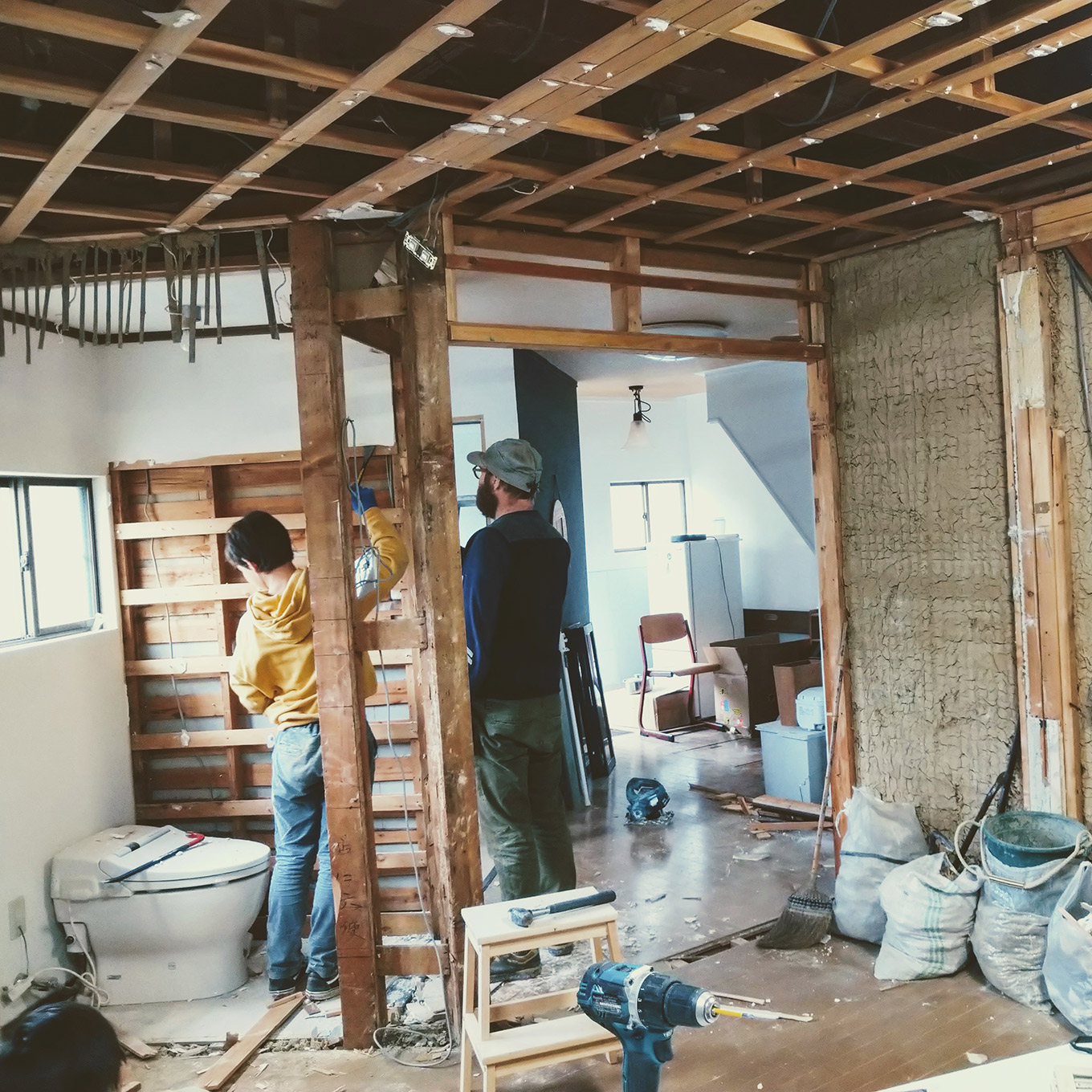 那須真由美さん リフォームの様子