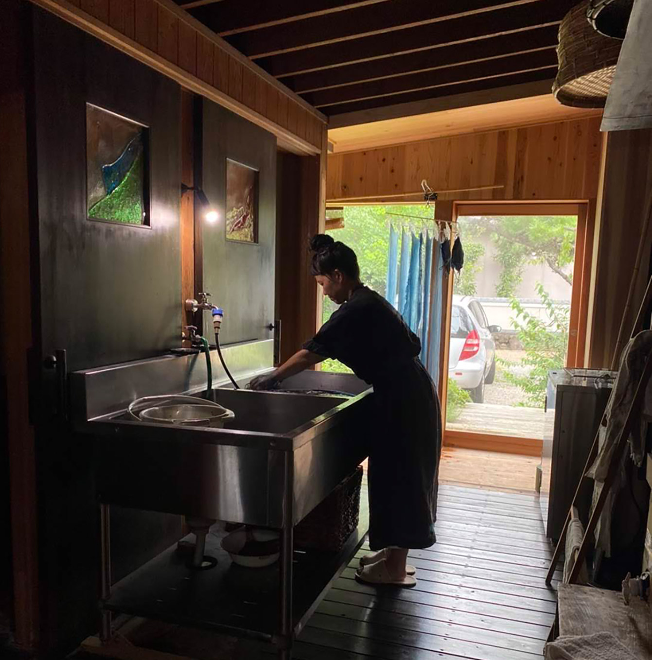 那須真由美さん 藍染め