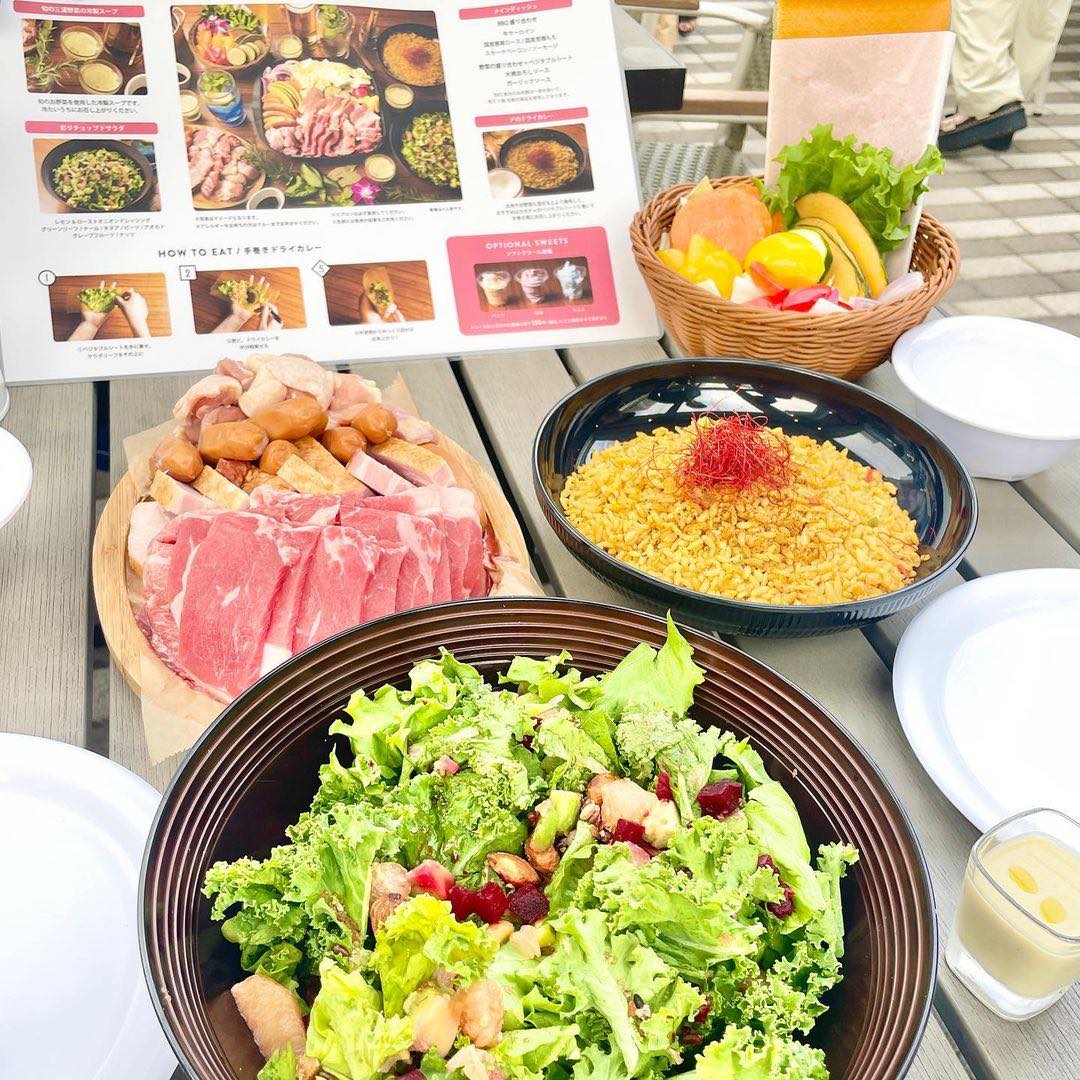 銀座ビアガーデンの料理