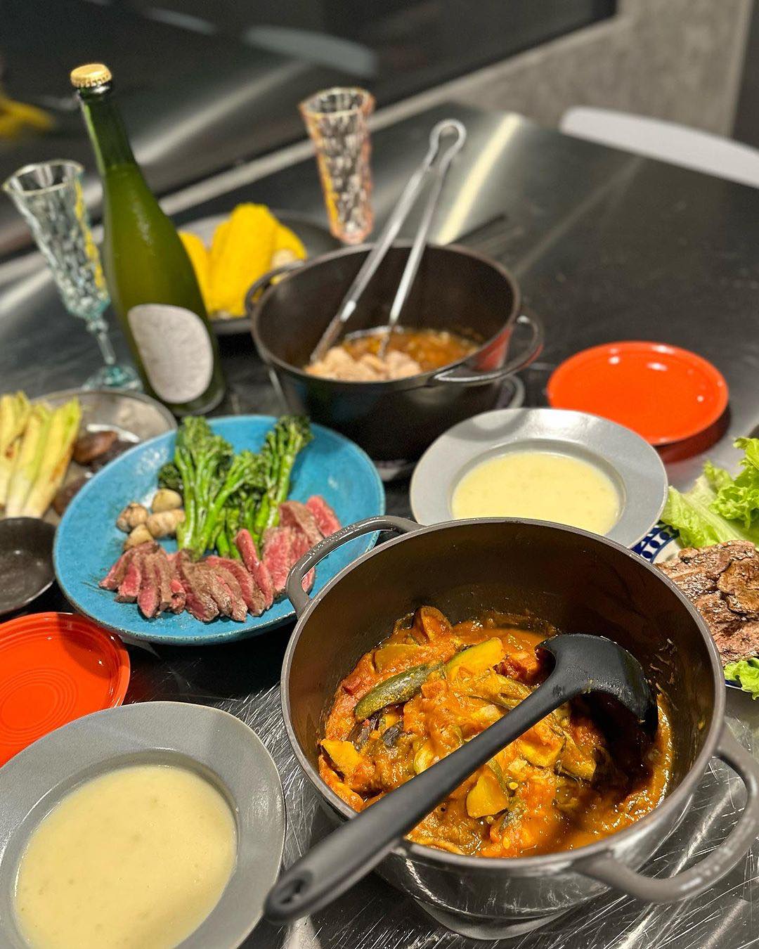 abrAsus house Fujiの料理