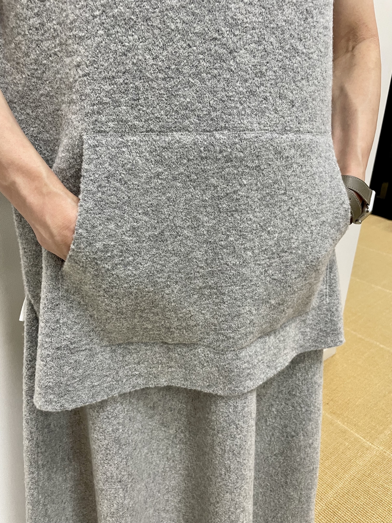 ADAWAS一軍服ベストポケット部分