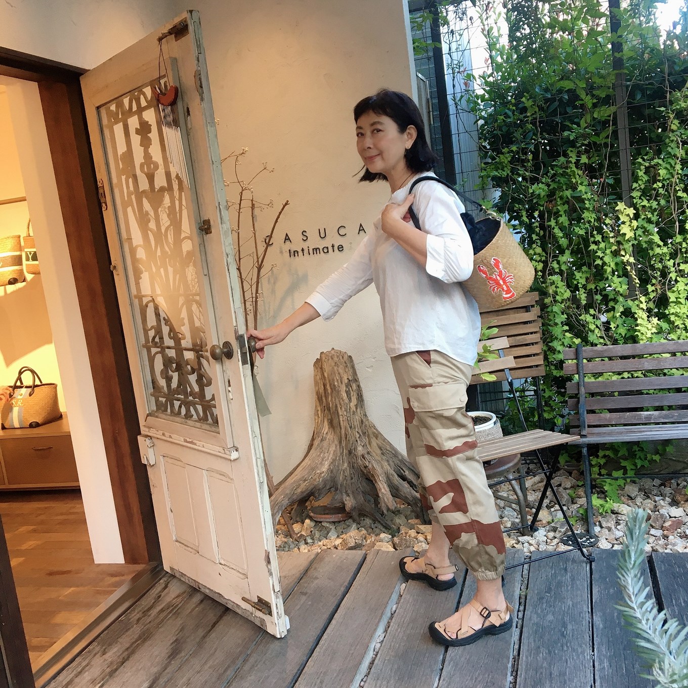 ミリタリーパンツのコーディネート