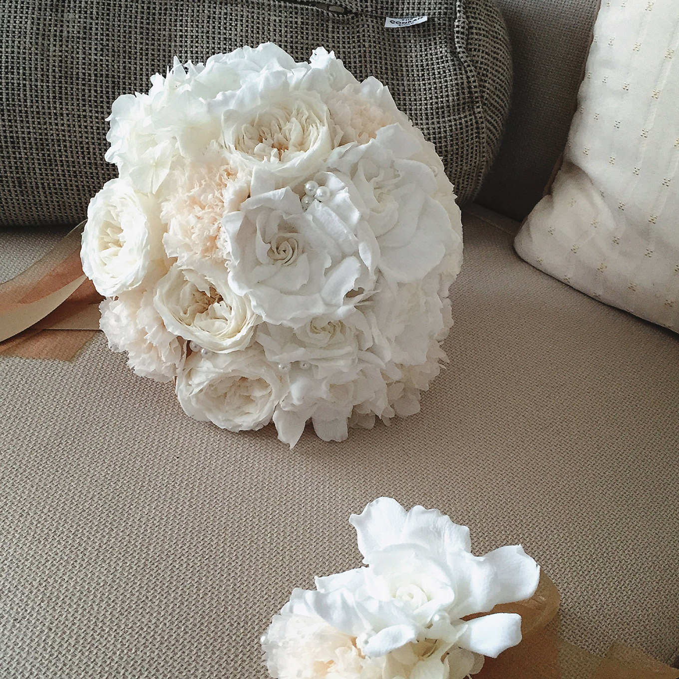 内野水穂さん ブライダルブーケ