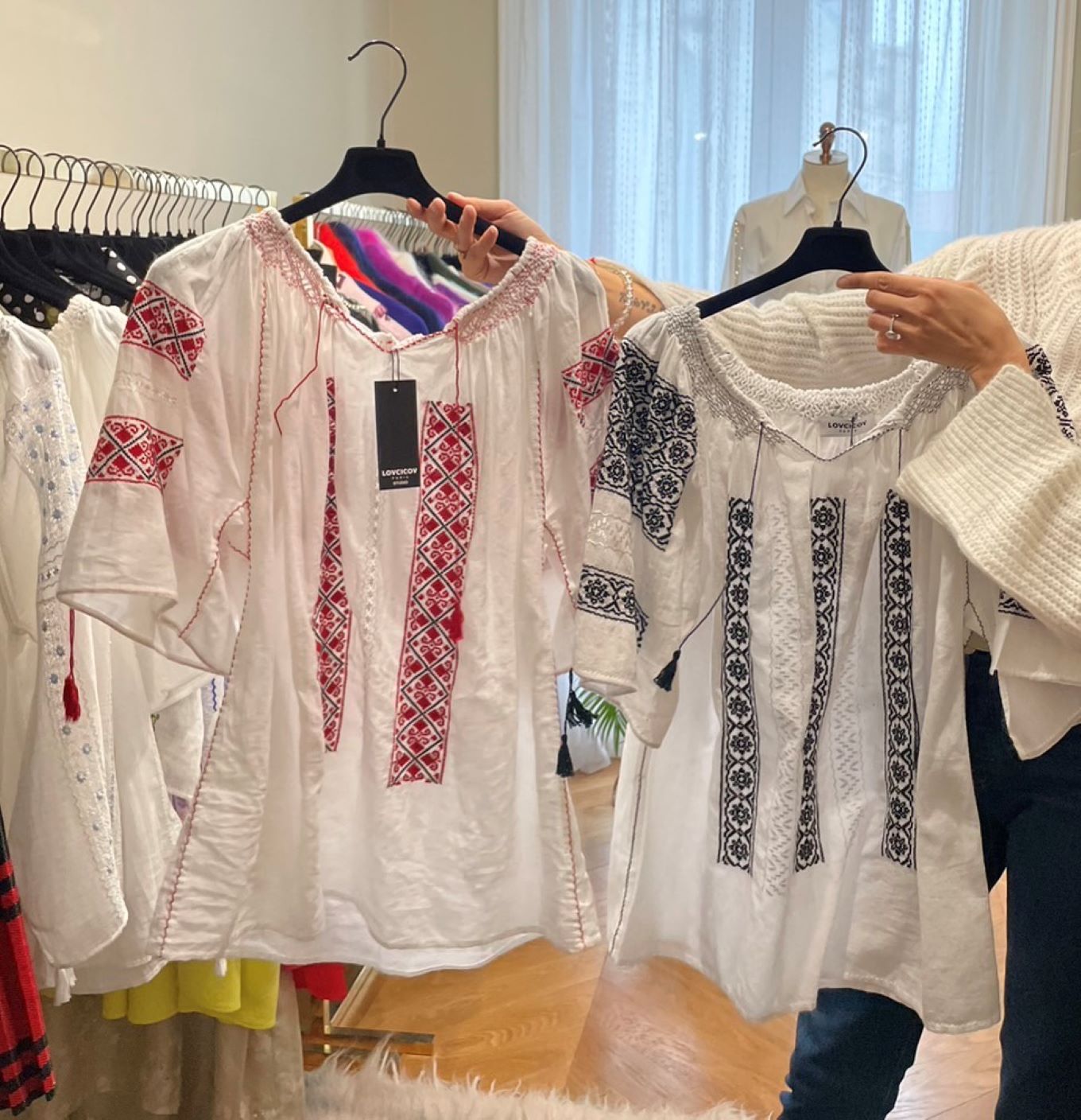 スナップ 手刺繍