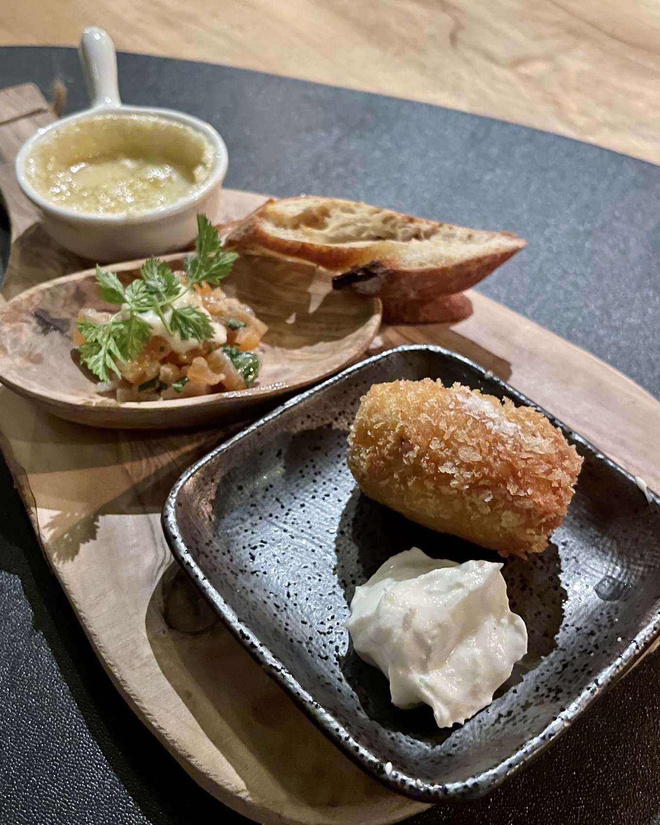 Le Comptoirのコースのアミューズ