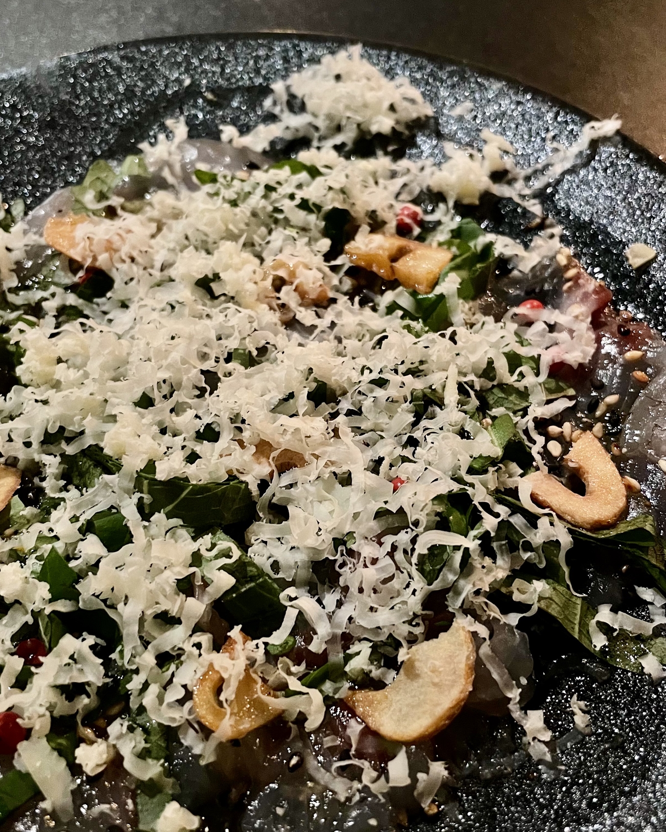 Le Comptoirのコースのサラダ