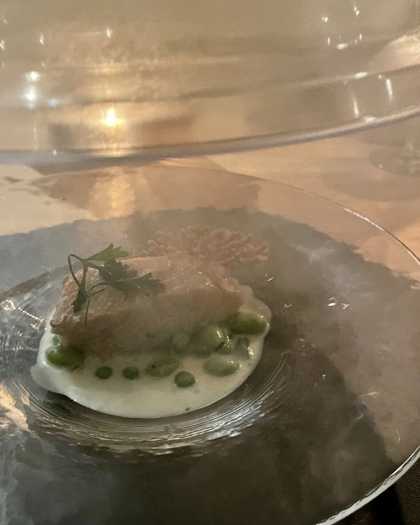 Le Comptoirのコースの魚料理