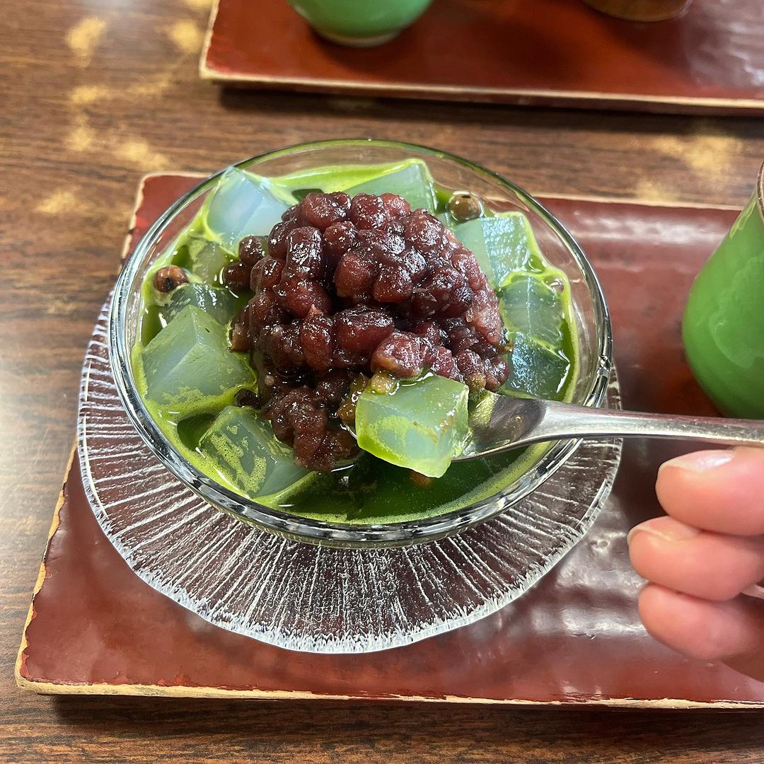 納言志るこ店 抹茶あんみつ
