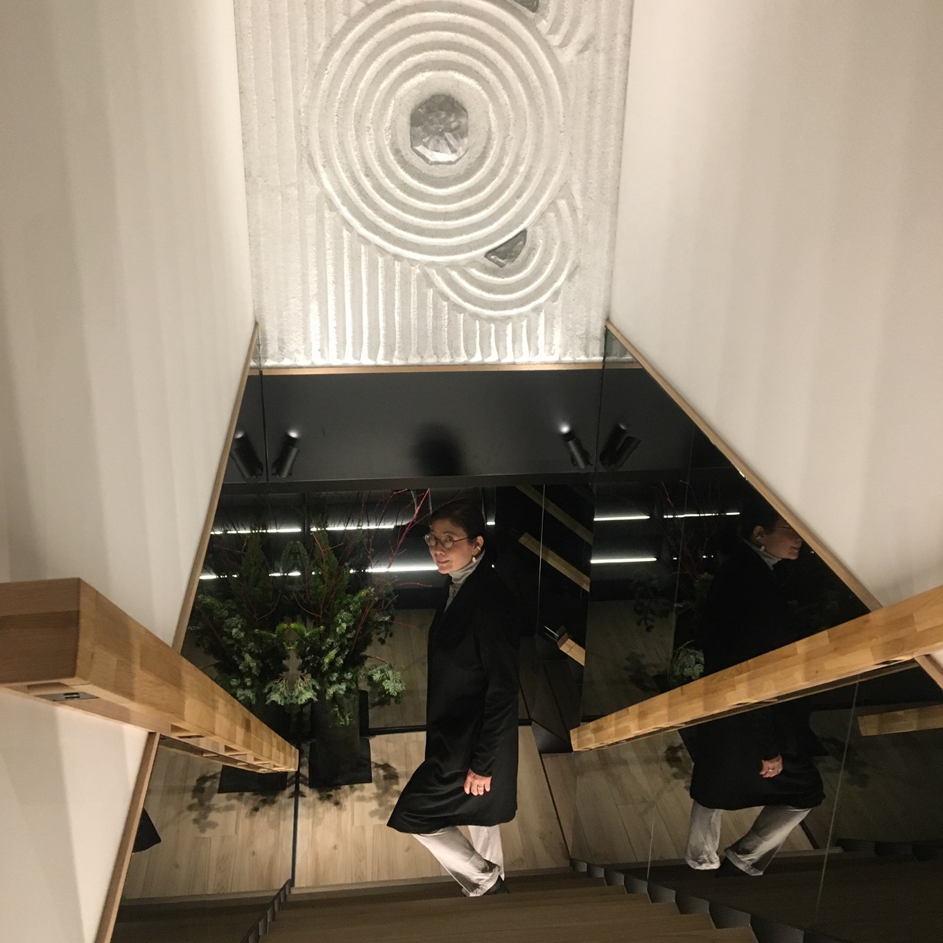 博多もつ鍋 やま中に入る石黒美穂子