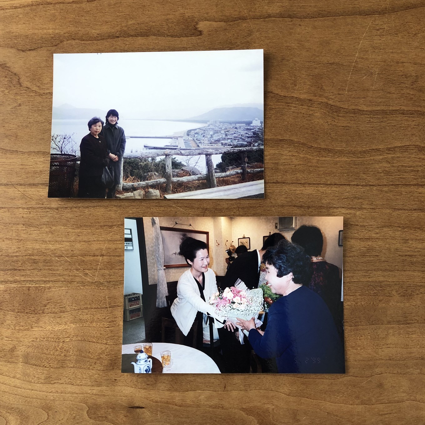 青木美詠子さん母との写真