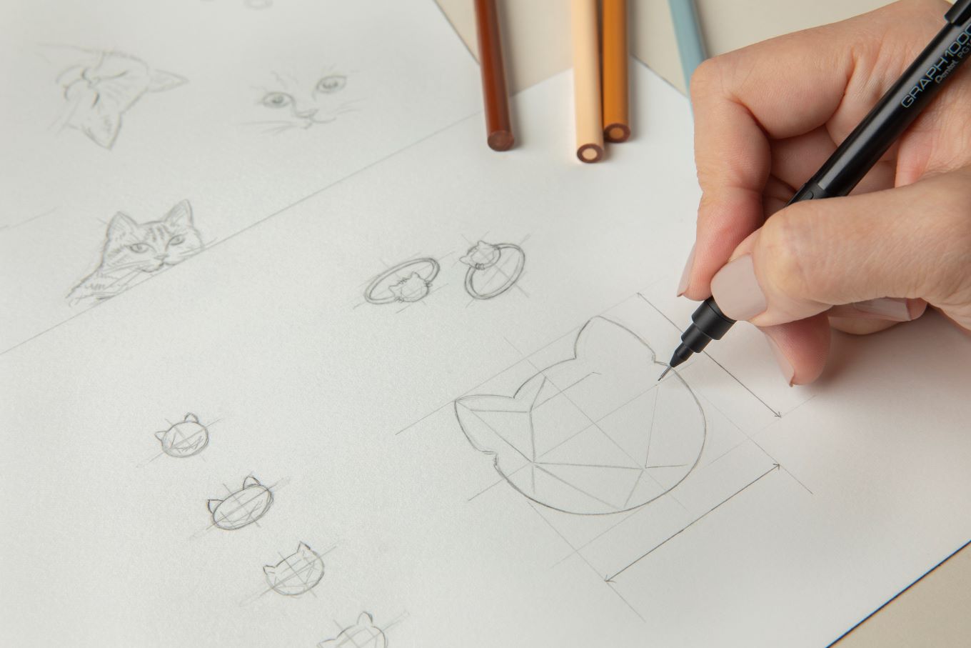 ヴァンドーム青山の“Me & Cats”コレクションデザイン作画