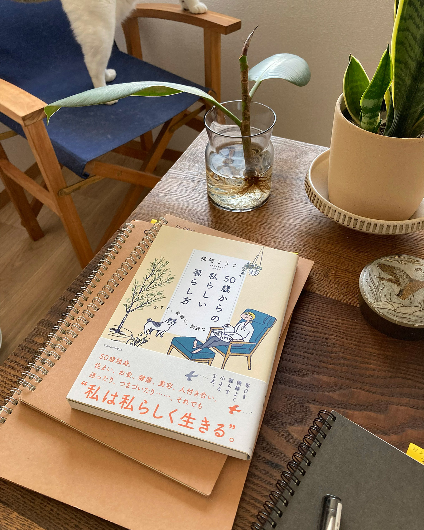 イラストレーター柿崎こうこの著書『50歳からの私らしい暮らし方』
