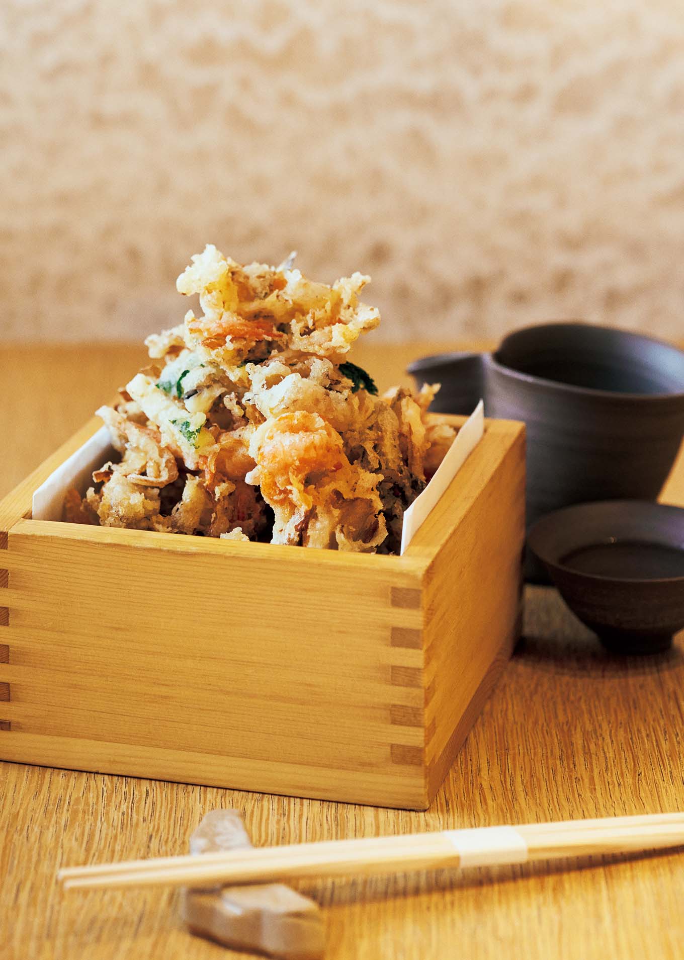 ふくい、望洋楼 甘エビのかき揚げ