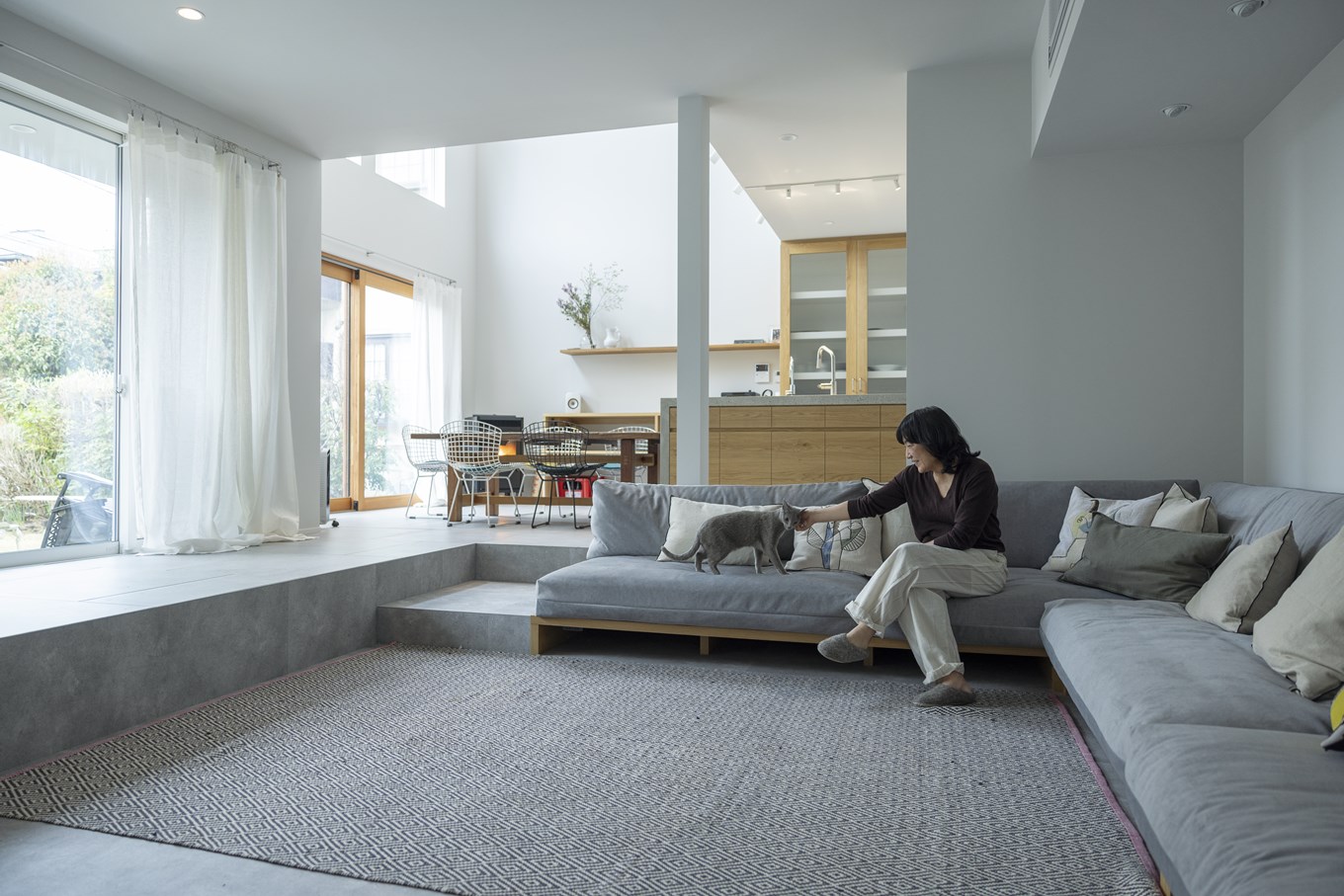 渡邉季穂のセカンドハウスのリビング