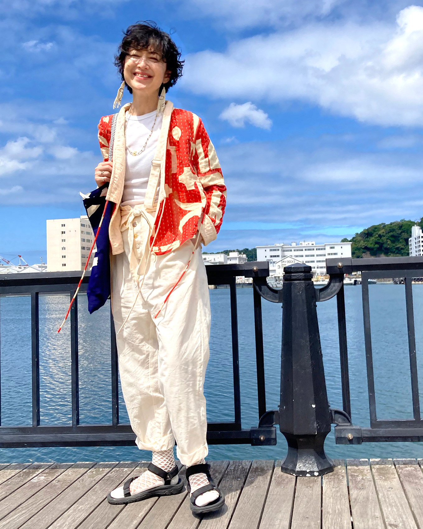 ユニクロのミニTを使った、夏のコーディネート