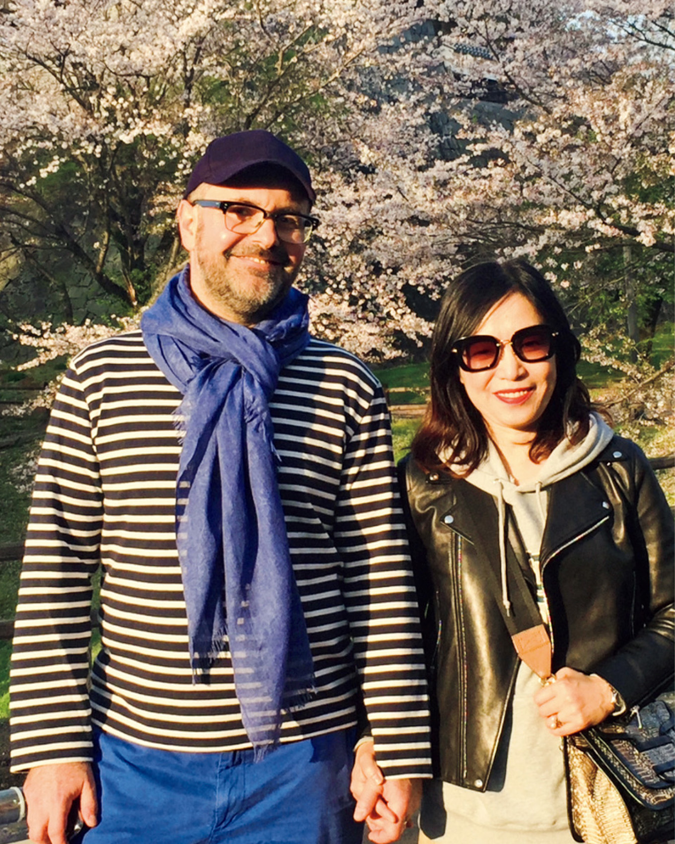 ひろこ・鈴木・ルレさん とオリヴィエ・ルレさん  思い出の写真