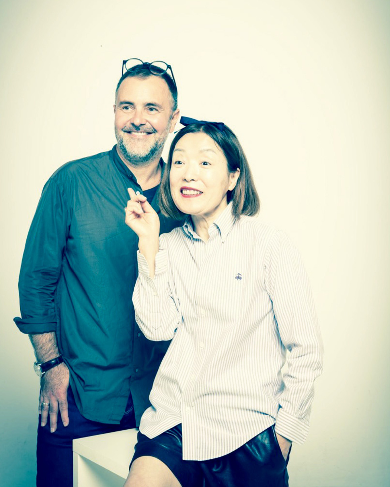 ひろこ・鈴木・ルレさん とオリヴィエ・ルレさん  思い出の写真