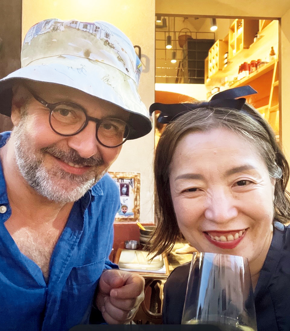 ひろこ・鈴木・ルレさん とオリヴィエ・ルレさん  思い出の写真