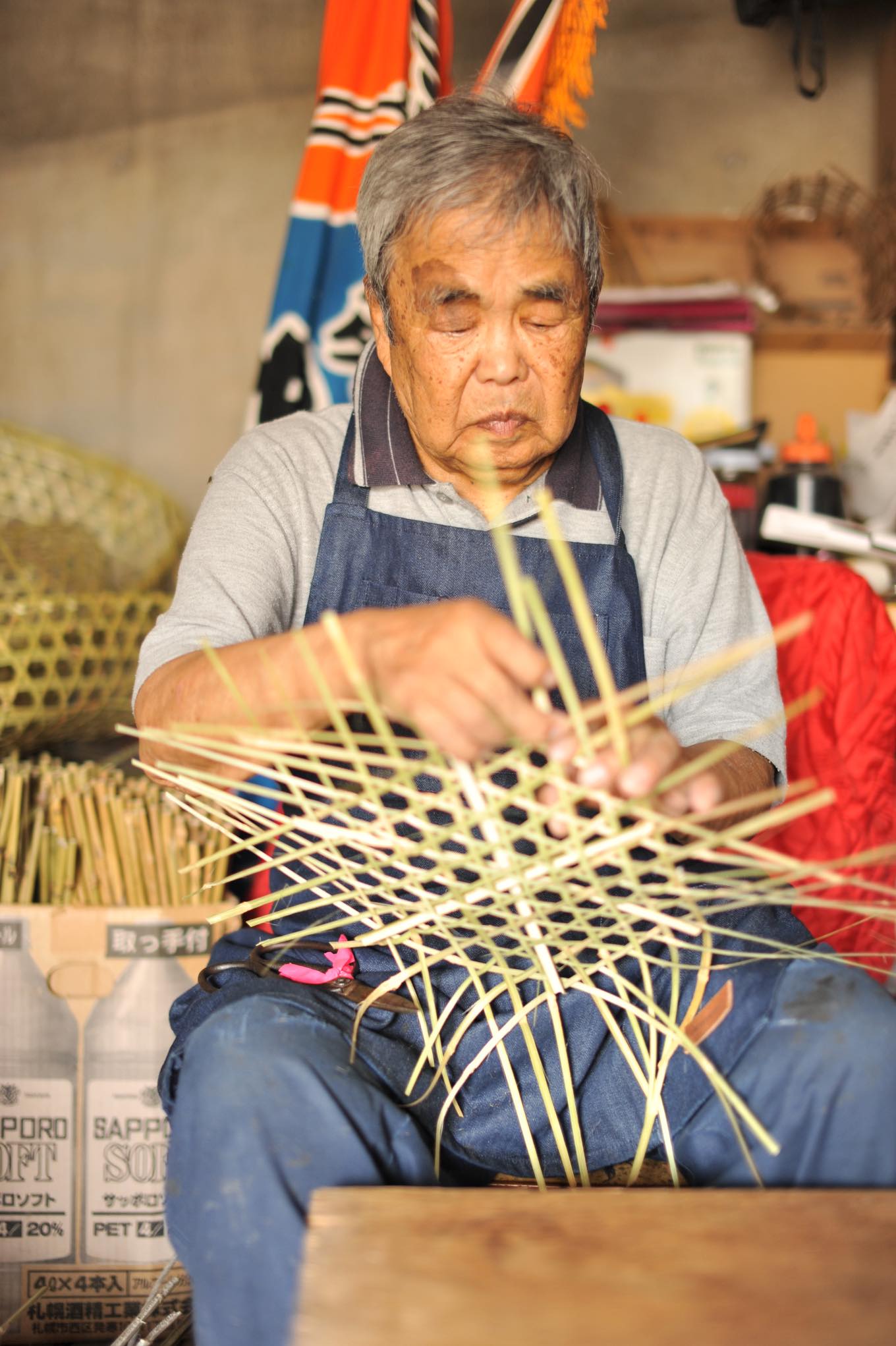 北の竹かご 勝籠