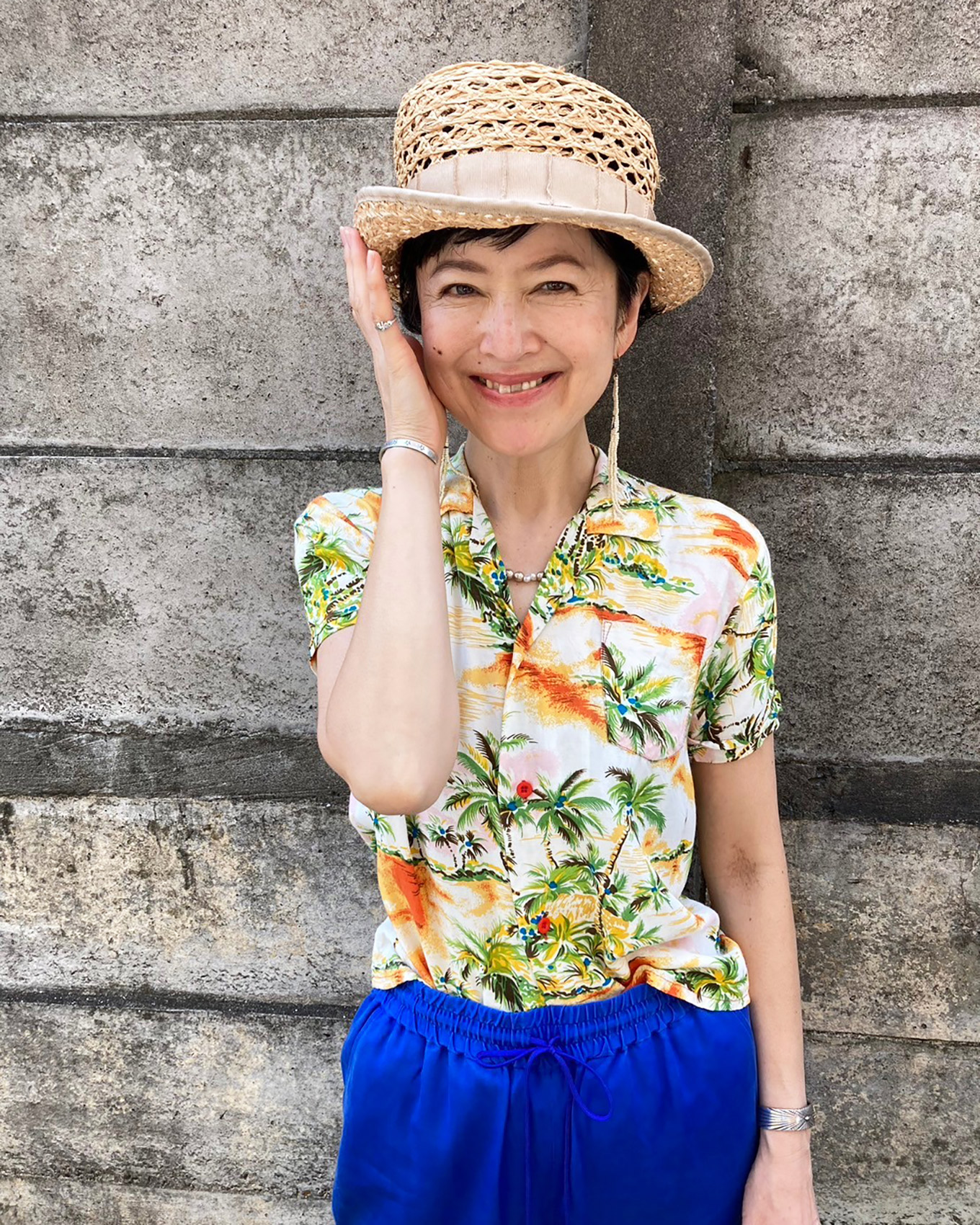 逗子在住・藍田美豊さんの海街ファッション