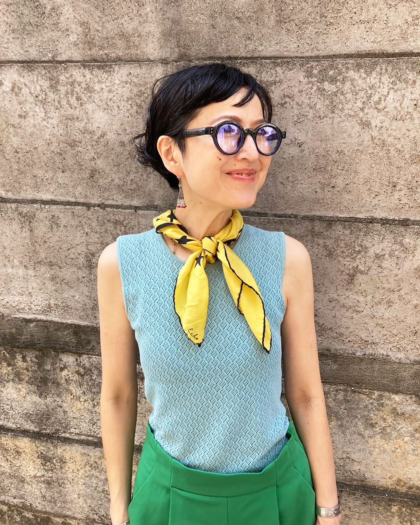逗子在住・藍田美豊さんの海街ファッション
