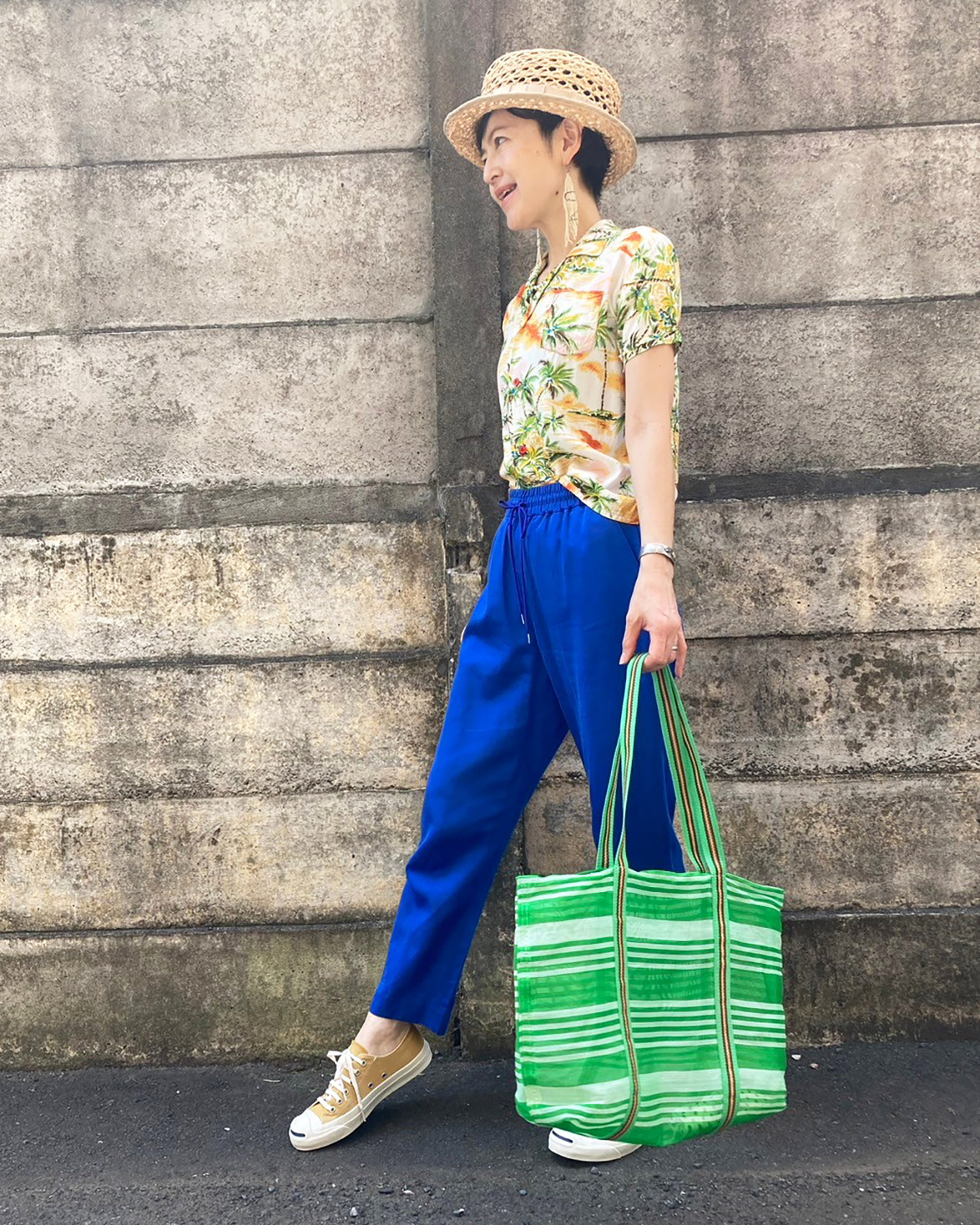 逗子在住・藍田美豊さんの海街ファッション