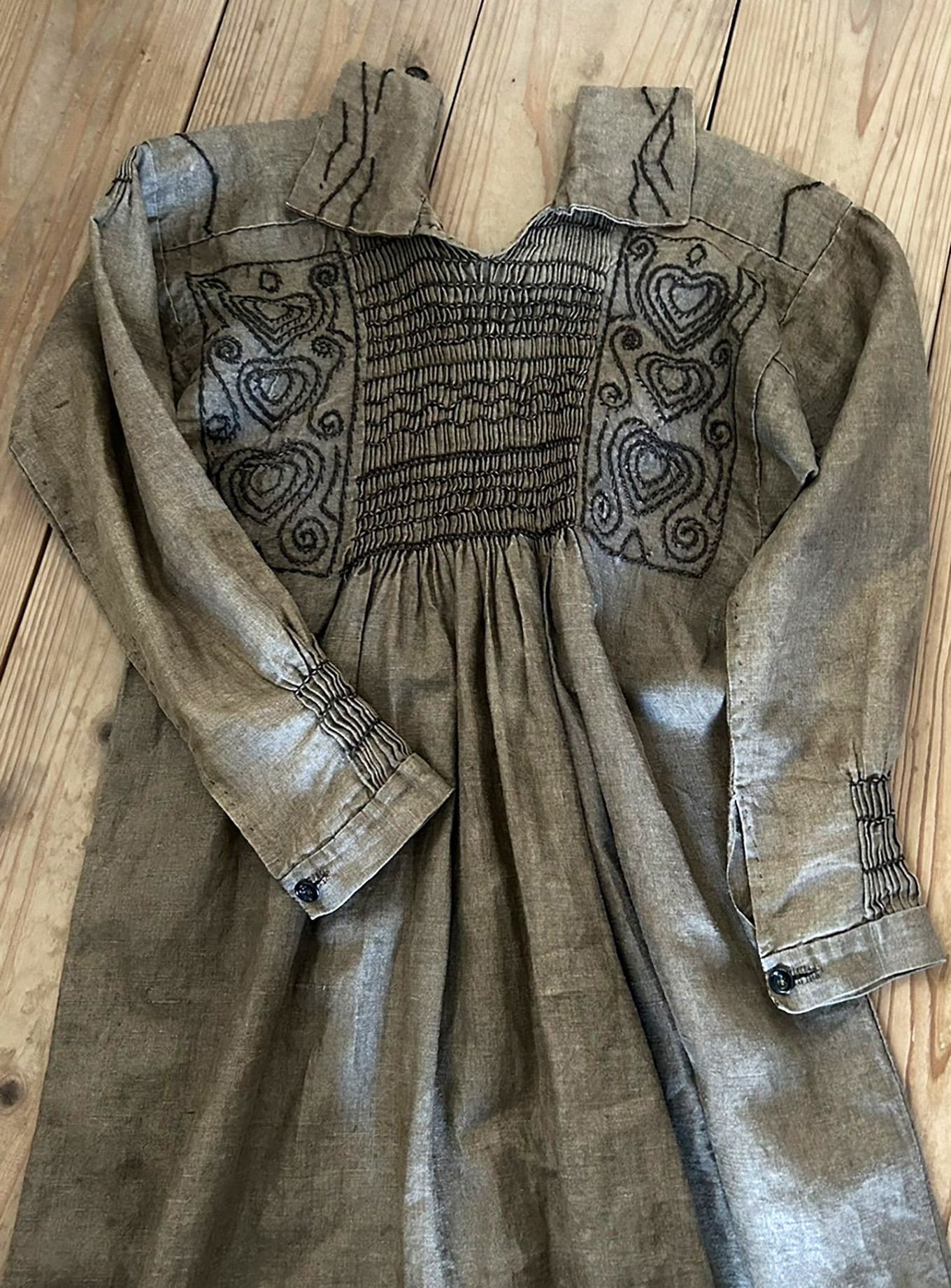 1900年代のアンティークスモック