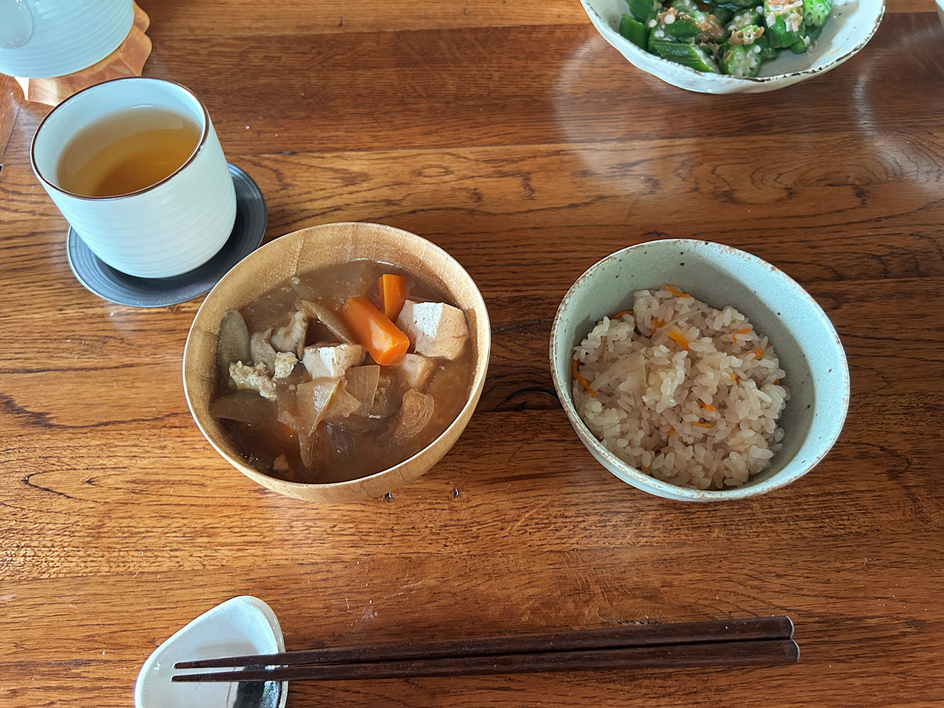 新潟県妙高市の古民家宿『MAHORA西野谷』の朝ごはん