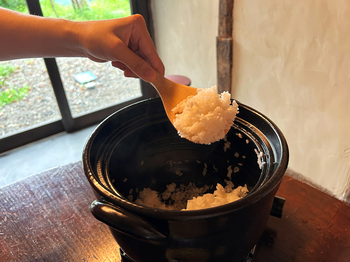 新潟県妙高市の古民家宿『MAHORA西野谷』の朝ごはん