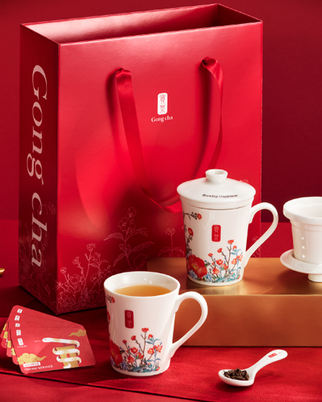 2025中国限定景徳鎮スターバックス ティーポットセット 景徳鎮 萬壽無彊