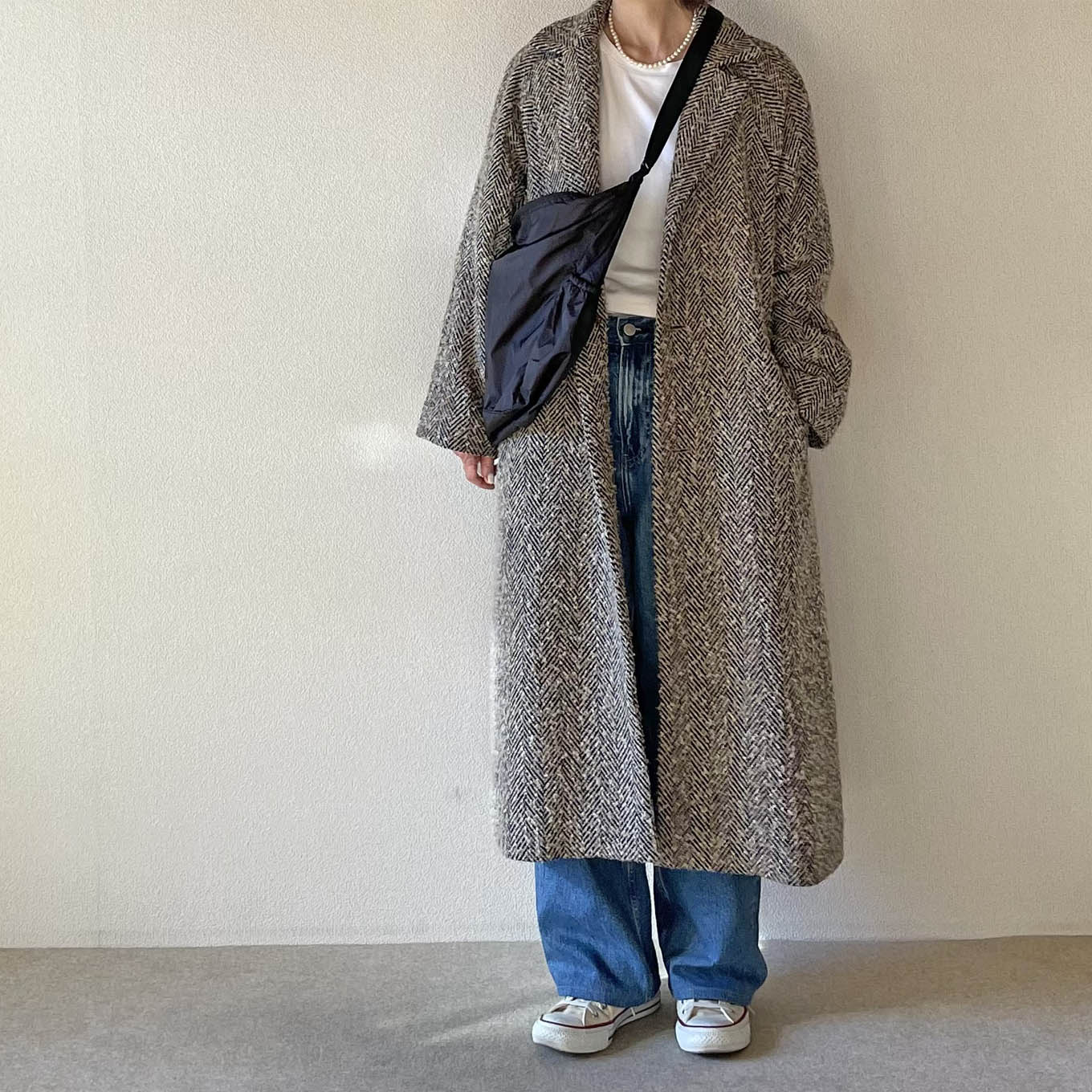 カナリアさんのコーディネート 無印の斜め掛けバッグ