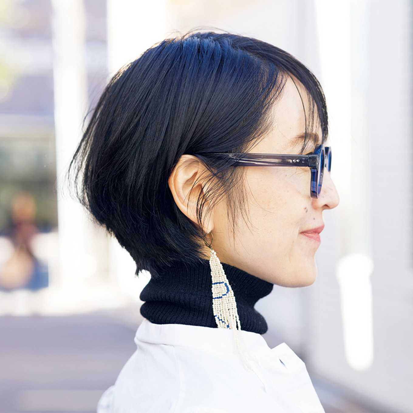 藍田美豊 眼鏡スナップ
