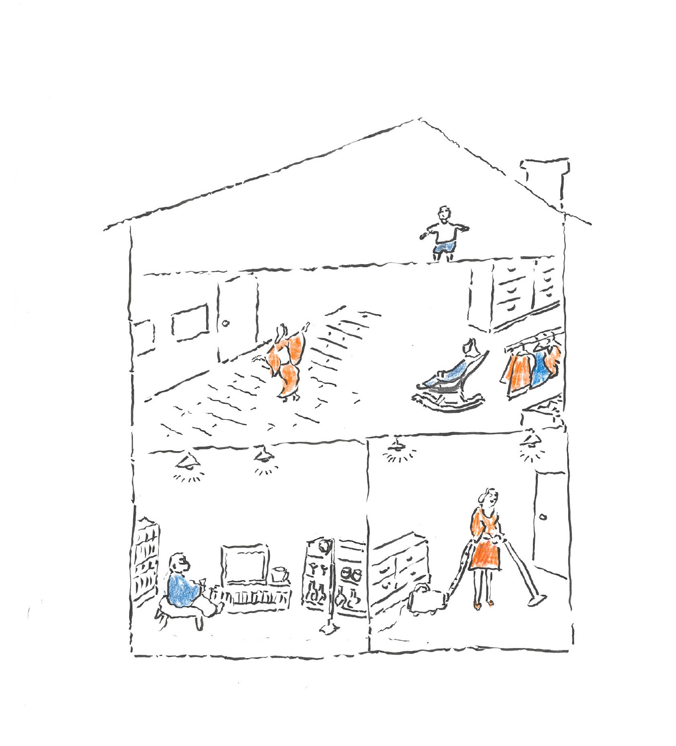 住まいを整える イラストエッセイ 沢野ひとし