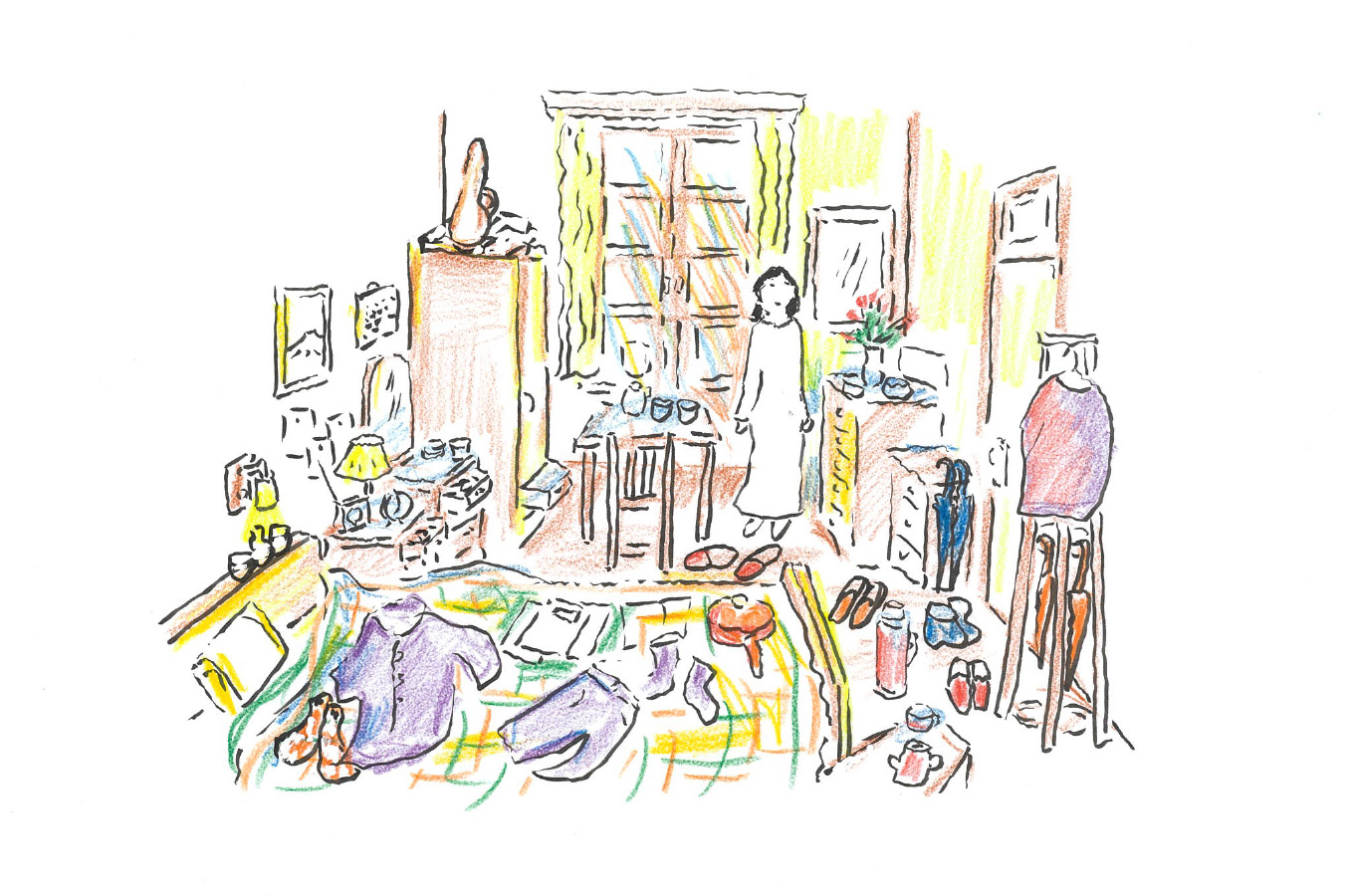 住まいを整える イラストエッセイ 沢野ひとし