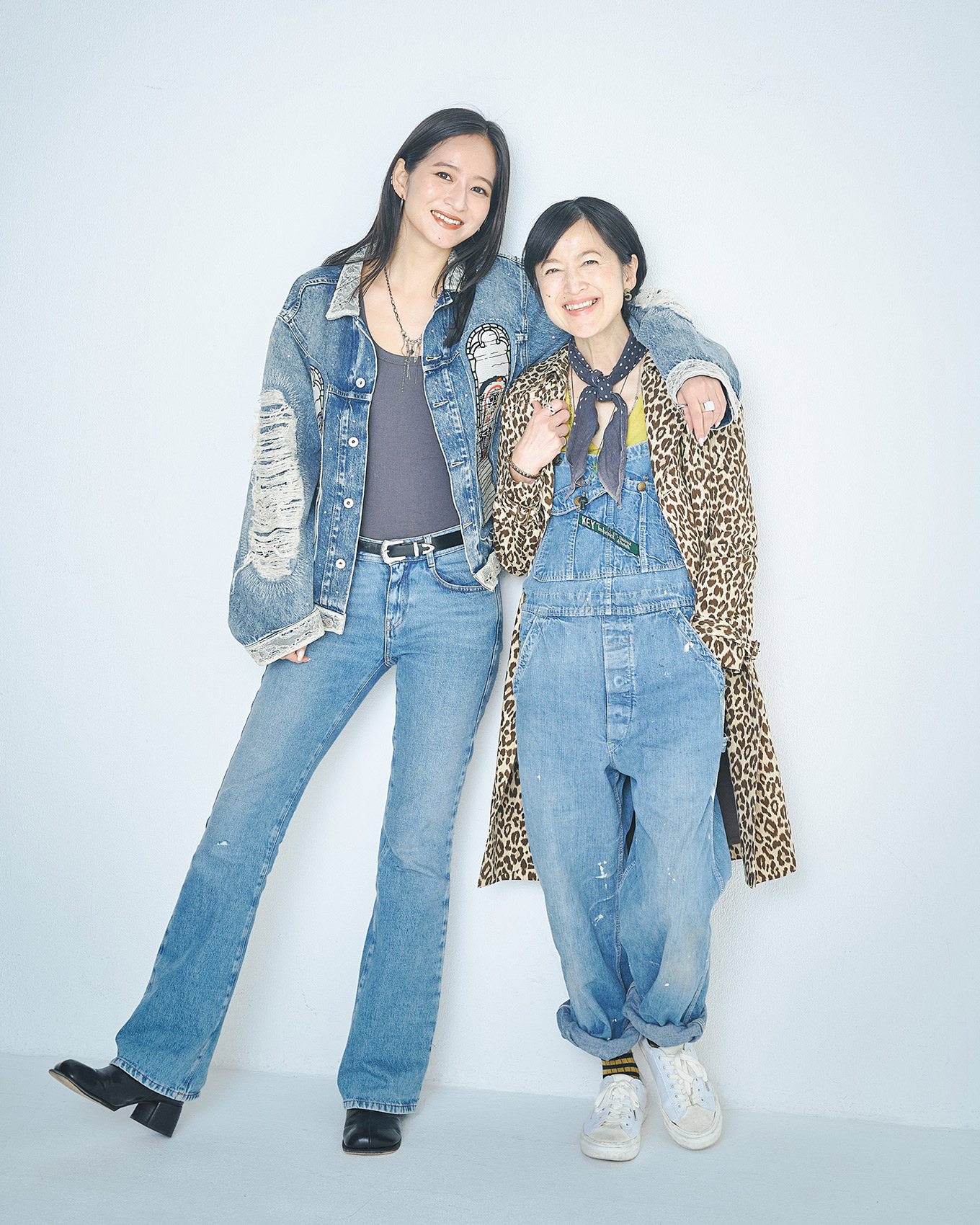 藍田美豊さんと入夏さん着こなし