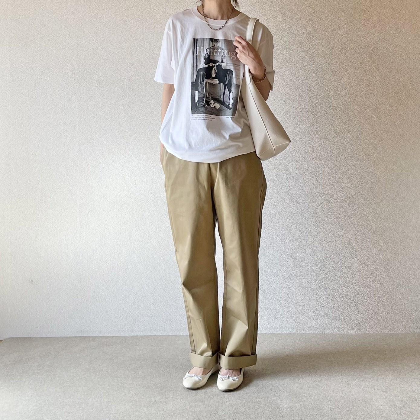 カナリアさんのTシャツコーディネート
