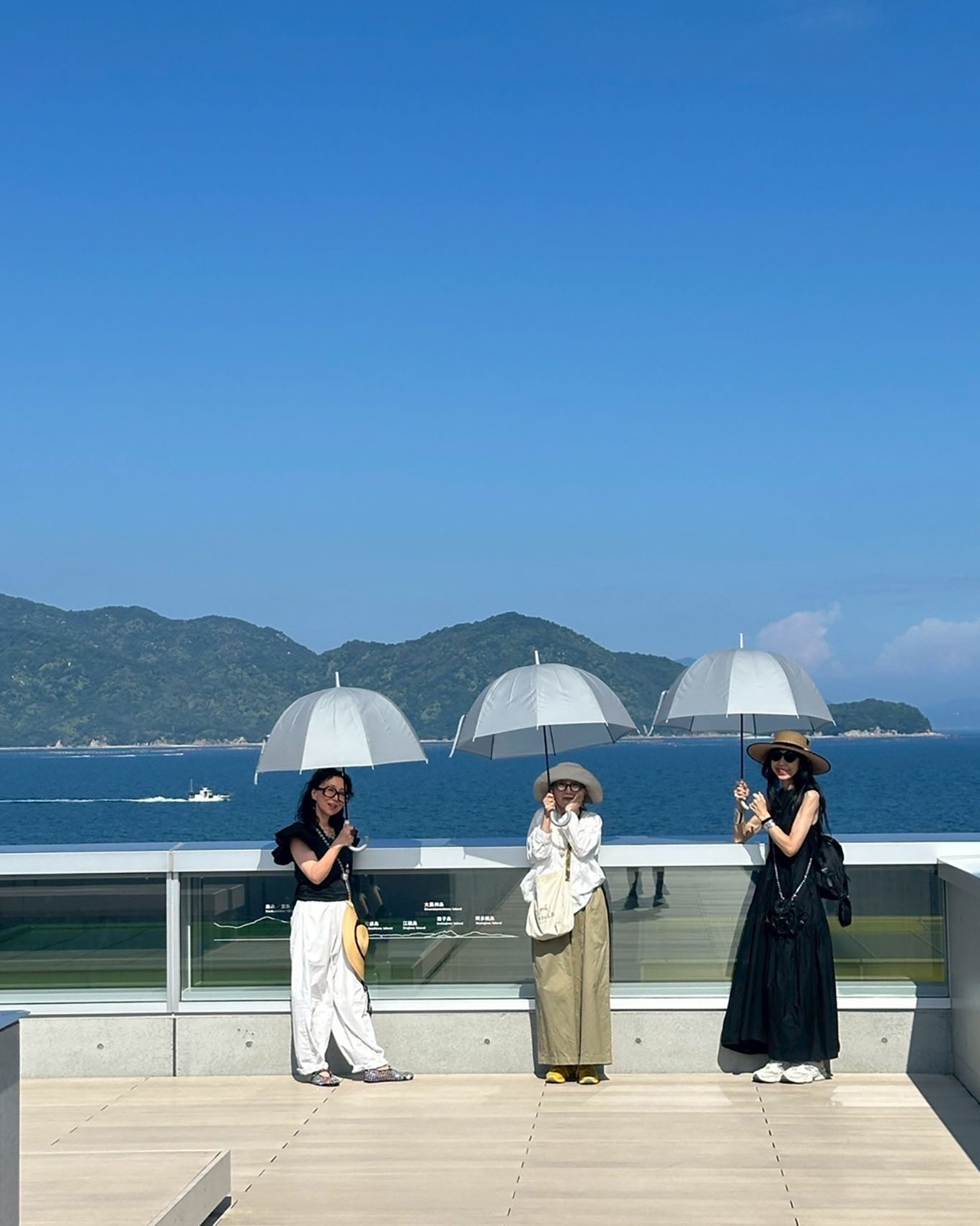 下瀬美術館のテラス