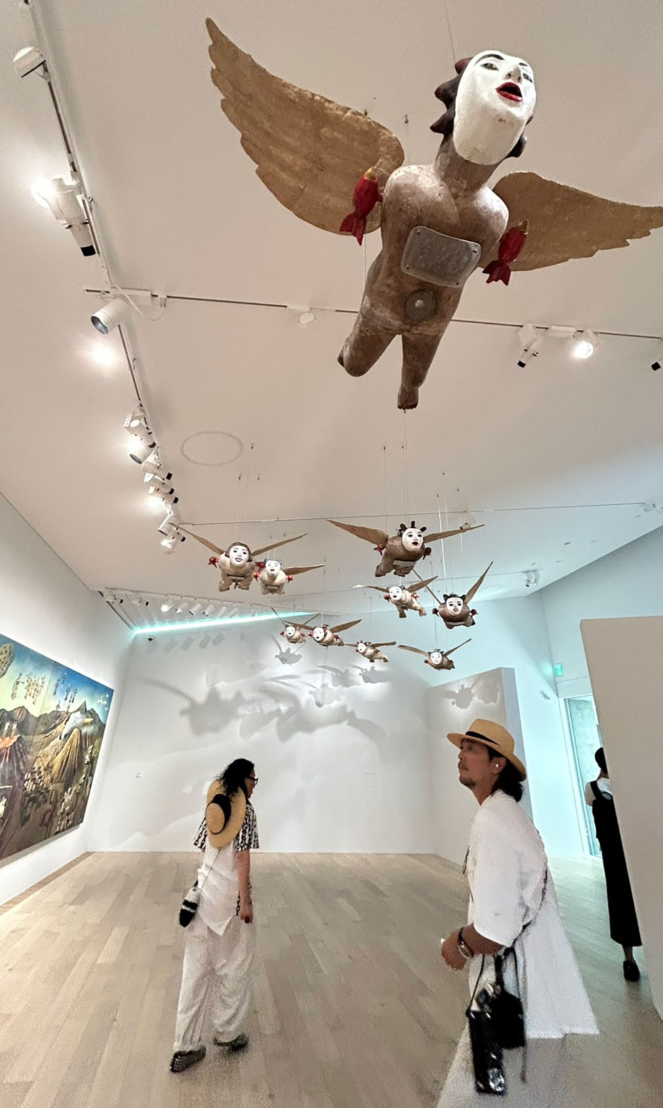 直島新美術館の蔡國強「ヘッドオン」