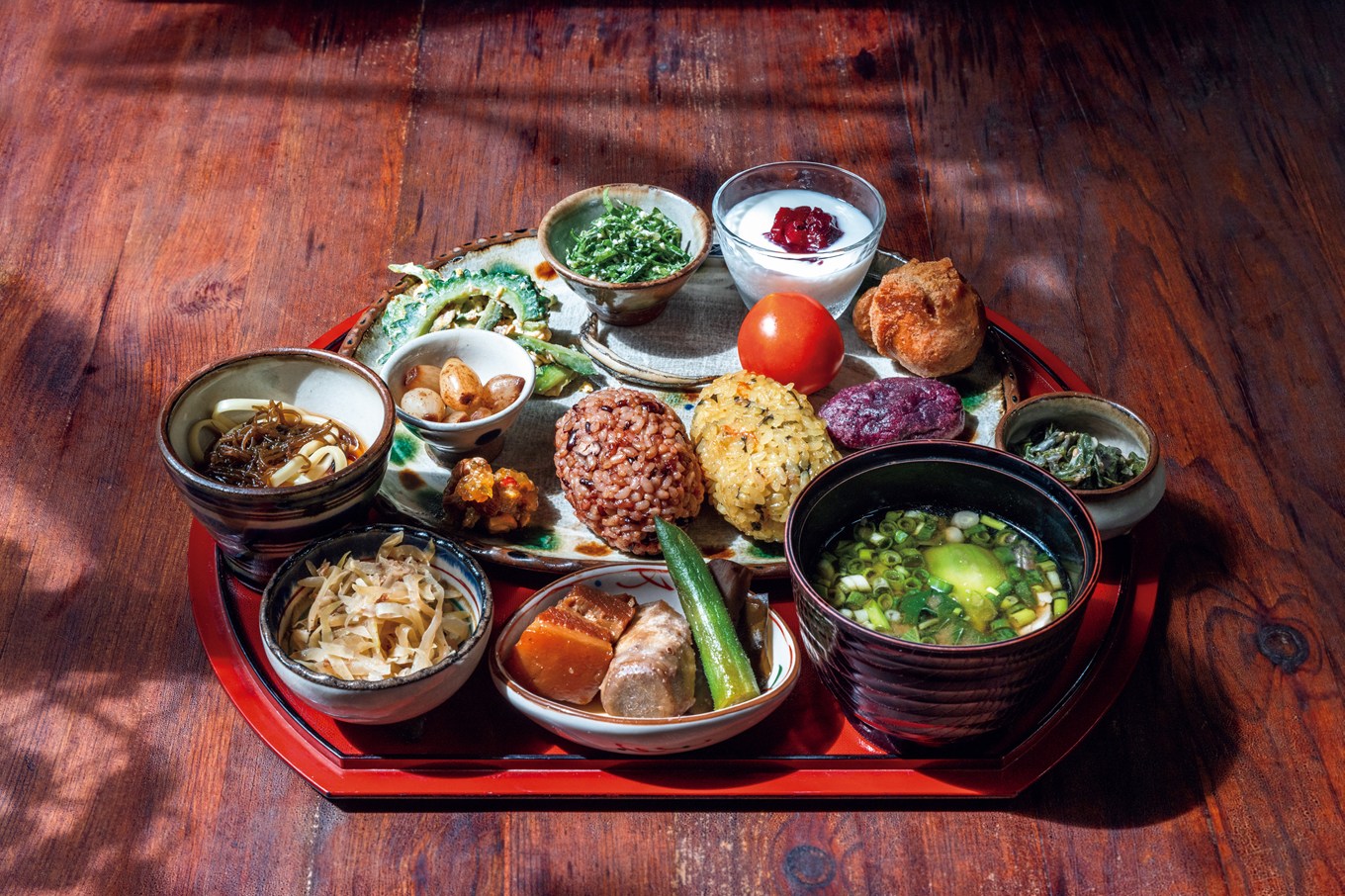 大宜味村笑味の店のランチプレート