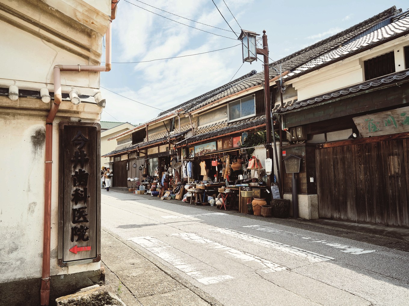 赤岡のレトロな街並み