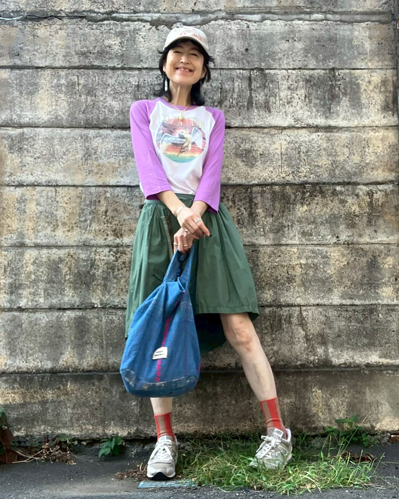 50代藍田美豊さん初秋のファッションコーディネート