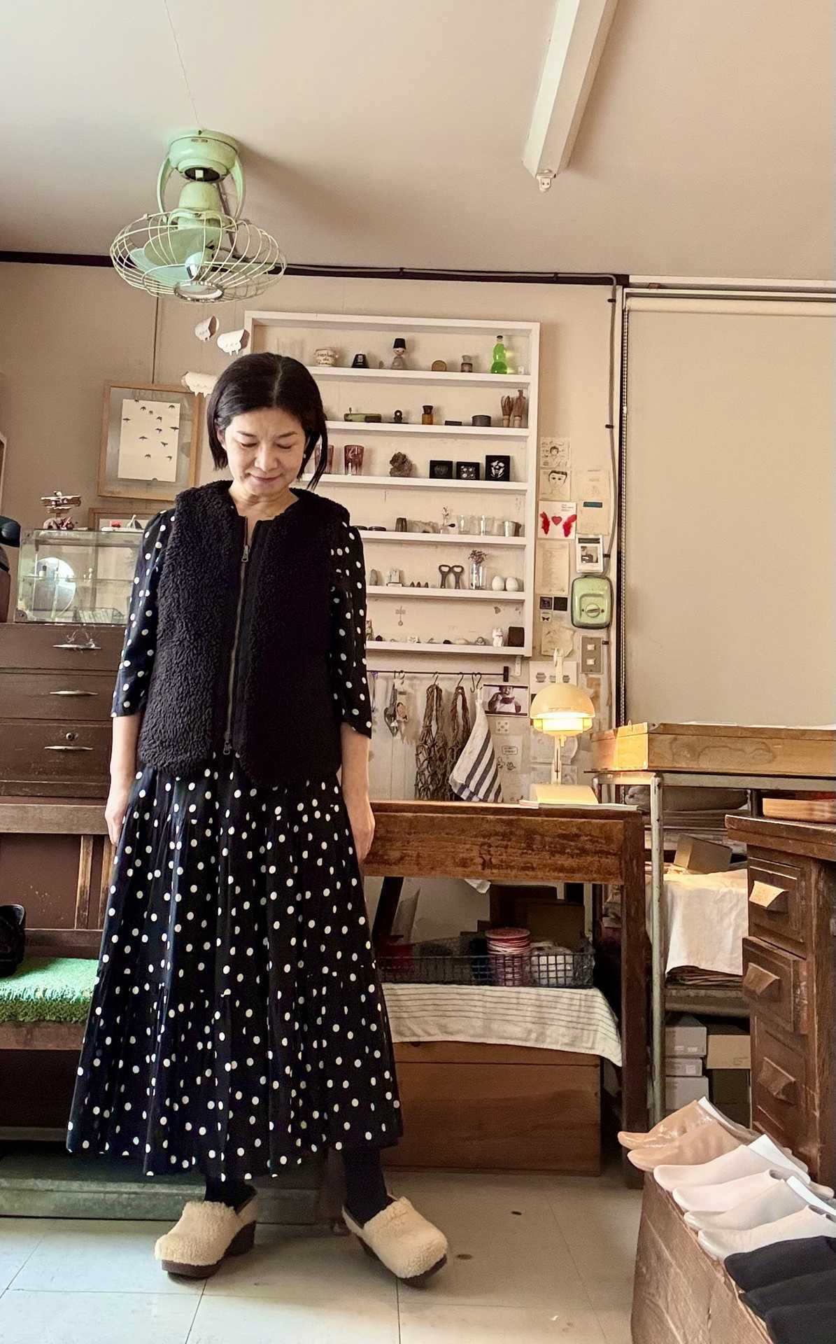 50代・後藤由紀子さんのおしゃれ。体型カバーにもなり「こなれ感」…