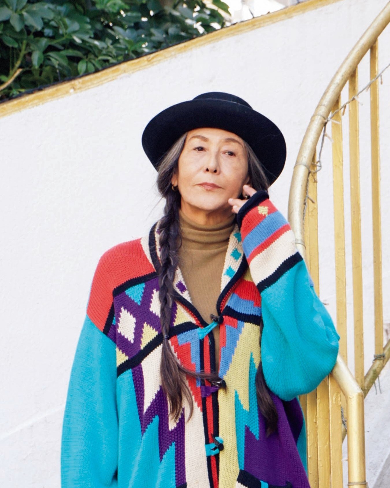 画家・浅野順子さんのファッションスナップ。20年以上前のお気に入…